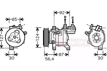 Компрессор VAN WEZEL 4000K318