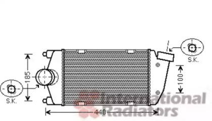 Теплообменник VAN WEZEL 74004061