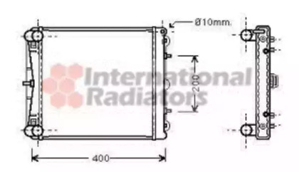 Теплообменник VAN WEZEL 74002023