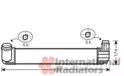 Теплообменник VAN WEZEL 43004413