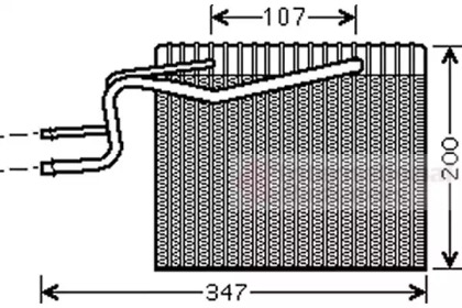 Испаритель VAN WEZEL 4300V365