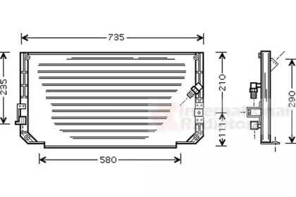 Конденсатор VAN WEZEL 53005279