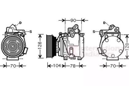 Компрессор VAN WEZEL 5300K441