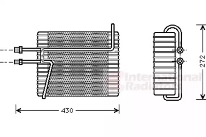 Испаритель VAN WEZEL 5900V026