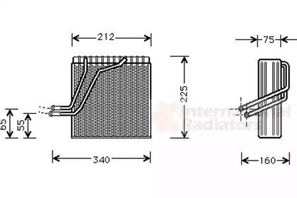 Испаритель VAN WEZEL 5800V030