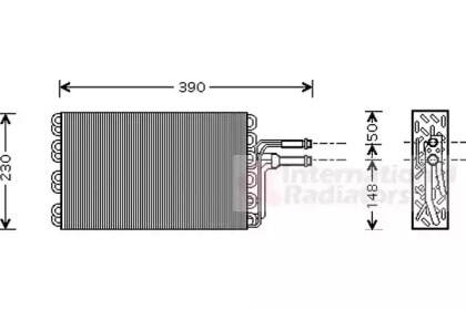 Испаритель VAN WEZEL 5800V185