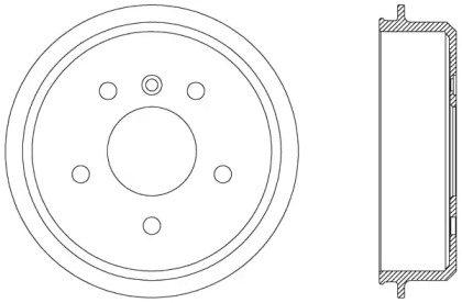 Тормозный барабан OPEN PARTS BAD9032.10