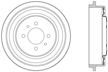 Тормозный барабан OPEN PARTS BAD9042.20