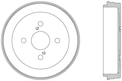 Тормозный барабан OPEN PARTS BAD9044.10