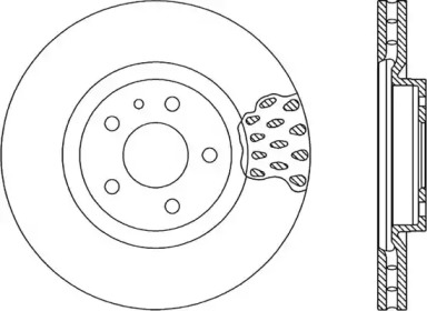 Тормозной диск OPEN PARTS BDA1017.20