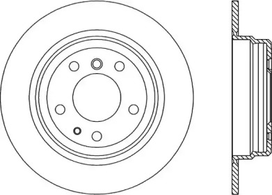 Тормозной диск OPEN PARTS BDA1086.10