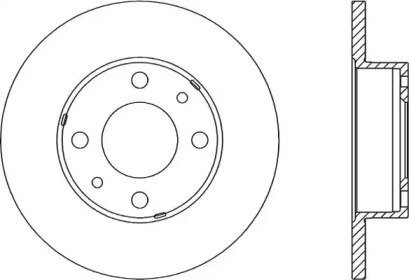 Тормозной диск OPEN PARTS BDA1131.10