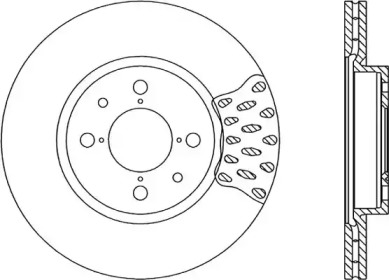 Тормозной диск OPEN PARTS BDA1146.20