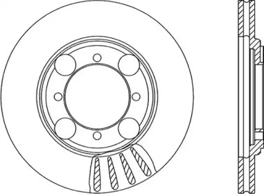 Тормозной диск OPEN PARTS BDA1193.20