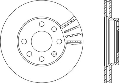 Тормозной диск OPEN PARTS BDA1404.20