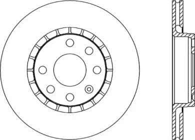 Тормозной диск OPEN PARTS BDA1415.20