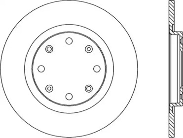 Тормозной диск OPEN PARTS BDA1426.10