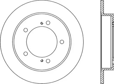 Тормозной диск OPEN PARTS BDA1504.10