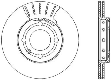 Тормозной диск OPEN PARTS BDA1592.20