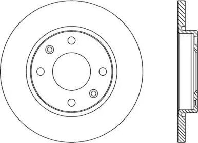 Тормозной диск OPEN PARTS BDA1671.10