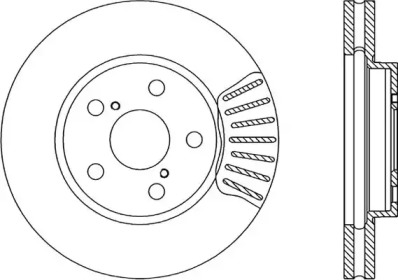 Тормозной диск OPEN PARTS BDA1727.20