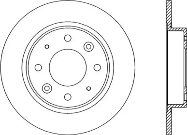 Тормозной диск OPEN PARTS BDA1774.10