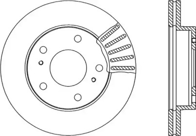 Тормозной диск OPEN PARTS BDA1801.20