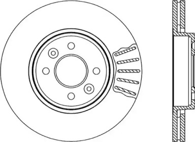 Тормозной диск OPEN PARTS BDA1815.20