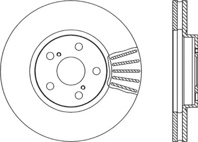 Тормозной диск OPEN PARTS BDA1829.20