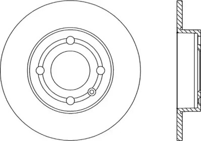 Тормозной диск OPEN PARTS BDA1849.10