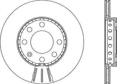 Тормозной диск OPEN PARTS BDA1904.20