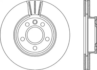 Тормозной диск OPEN PARTS BDA1937.20