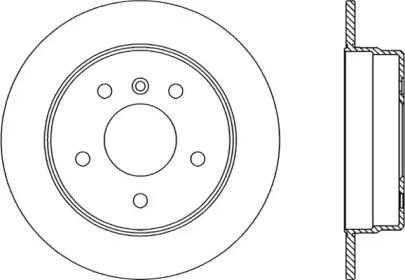 Тормозной диск OPEN PARTS BDA1952.10