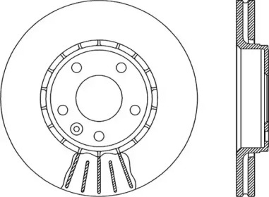 Тормозной диск OPEN PARTS BDA1978.20