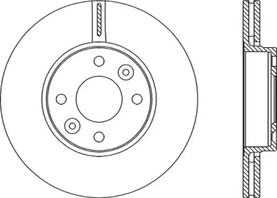 Тормозной диск OPEN PARTS BDA1985.20