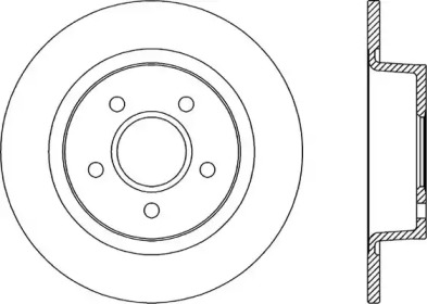 Тормозной диск OPEN PARTS BDA2170.10