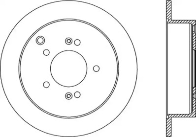 Тормозной диск OPEN PARTS BDA2174.10