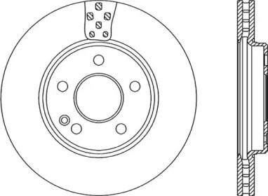 Тормозной диск OPEN PARTS BDA2190.20