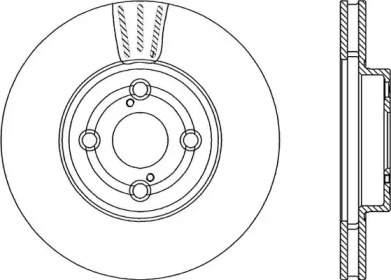 Тормозной диск OPEN PARTS BDA2290.20