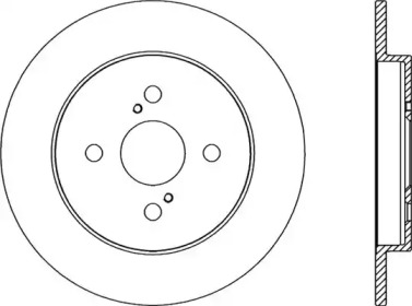 Тормозной диск OPEN PARTS BDA2293.10