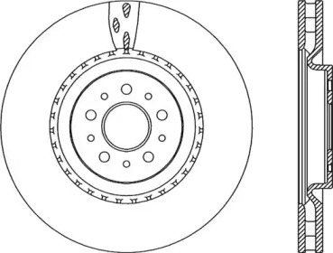 Тормозной диск OPEN PARTS BDA2307.20