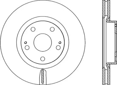 Тормозной диск OPEN PARTS BDA2318.20