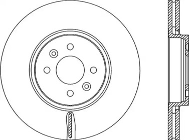 Тормозной диск OPEN PARTS BDA2321.20