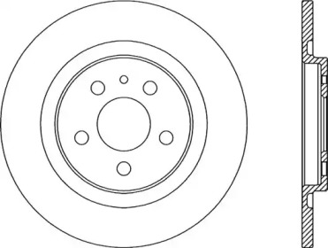 Тормозной диск OPEN PARTS BDA2327.10