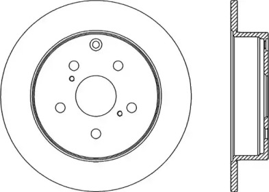 Тормозной диск OPEN PARTS BDA2340.10