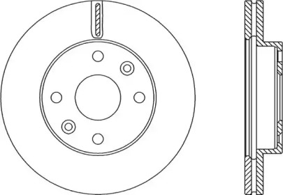 Тормозной диск OPEN PARTS BDA2359.20