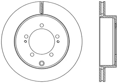 Тормозной диск OPEN PARTS BDA2360.20