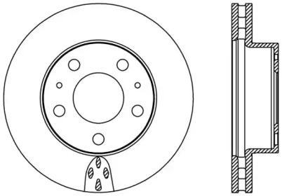 Тормозной диск OPEN PARTS BDA2366.20