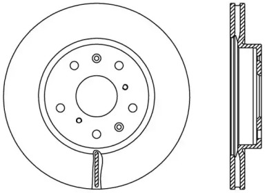 Тормозной диск OPEN PARTS BDA2367.20