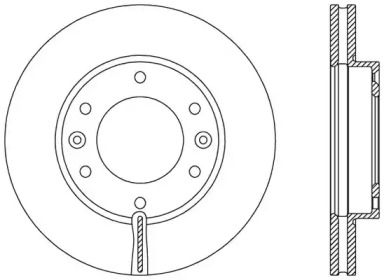 Тормозной диск OPEN PARTS BDA2371.20